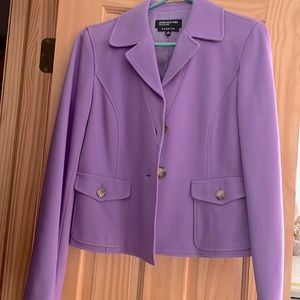 Purple blazer from Jones New York.